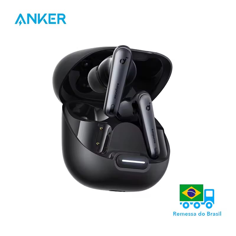 Soundcore by Anker Liberty 4 NC Fones de ouvido sem fio com cancelamento de ruído Fone de ouvido sem fio Bluetooth Fones de ouvido sem fio TWS