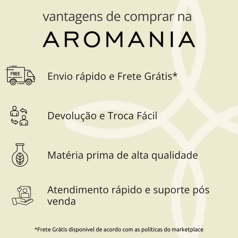 Kit 5 Essências Para Difusor Ariomatizador e Umidificador de Ambiente Hidrossolúvel 15ml