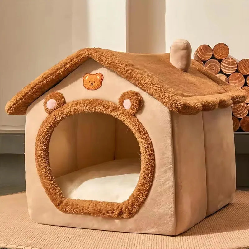 Casa dobrável para animais de estimação, removível, lavável, casa para gatos, sofá, cama para animais de estimação, para cães extra pequenos e gatos pequenos e médios