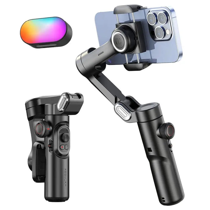 Estabilizador gimbal portátil de 3 eixos para smartphone