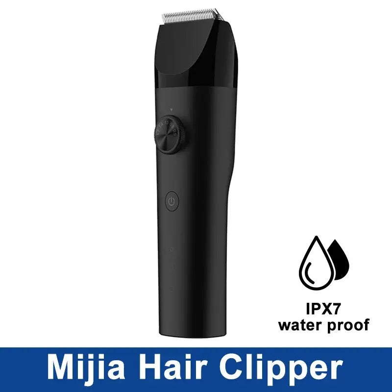 Xiaomi mijia máquina de cortar cabelo máquina de cortar cabelo 1/2 ipx7 à prova dwaterproof água profissional sem fio masculino corte cabelo barbeiro aparador