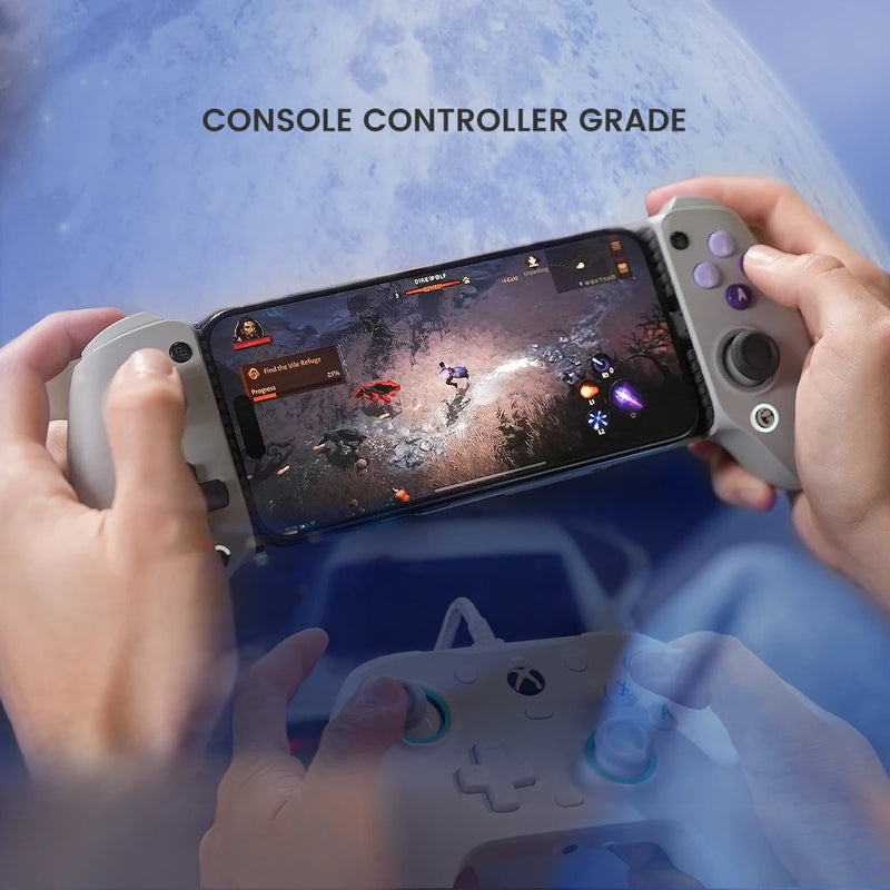 GAMESIR -gamepad g8 galileo para o telefone móvel, controlador de jogo com efeito hall, joystick para iphone 15 e  android