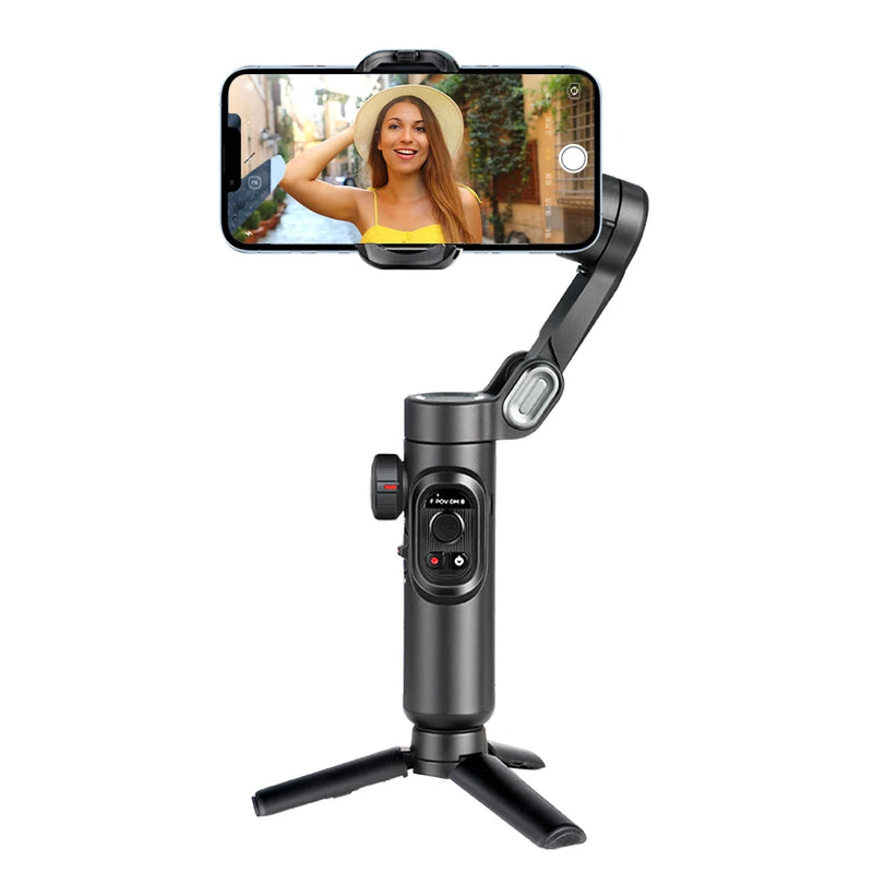 Estabilizador gimbal portátil de 3 eixos para smartphone