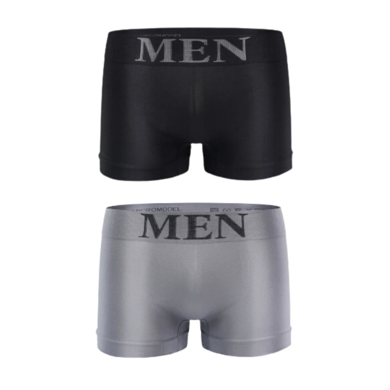 Kit com 5 Cuecas Boxers Masculina de Microfibra - Cores Variadas e Sortidas